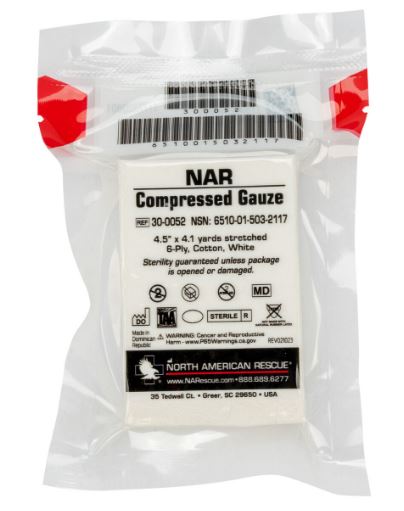 NAR Compressed Gauze - North American Rescue®